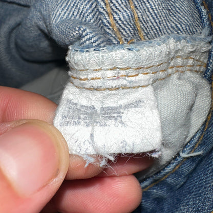 Levis 501 Vintage 80s Redline Selvedge USA XX Jeans Light Wash 32x31 Act 29x27