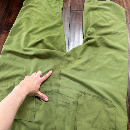 VTG 1960s 1970s Green Fishing Fish Patch Jumpsuit One Piece Rockabilly Work