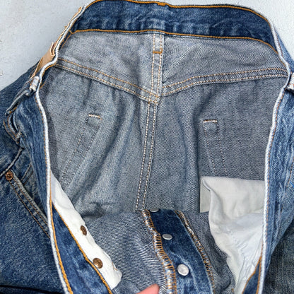 Levis 501 Vintage Y2K XX Straight Leg Jeans Blue Med Wash 34x34 Act 34x33