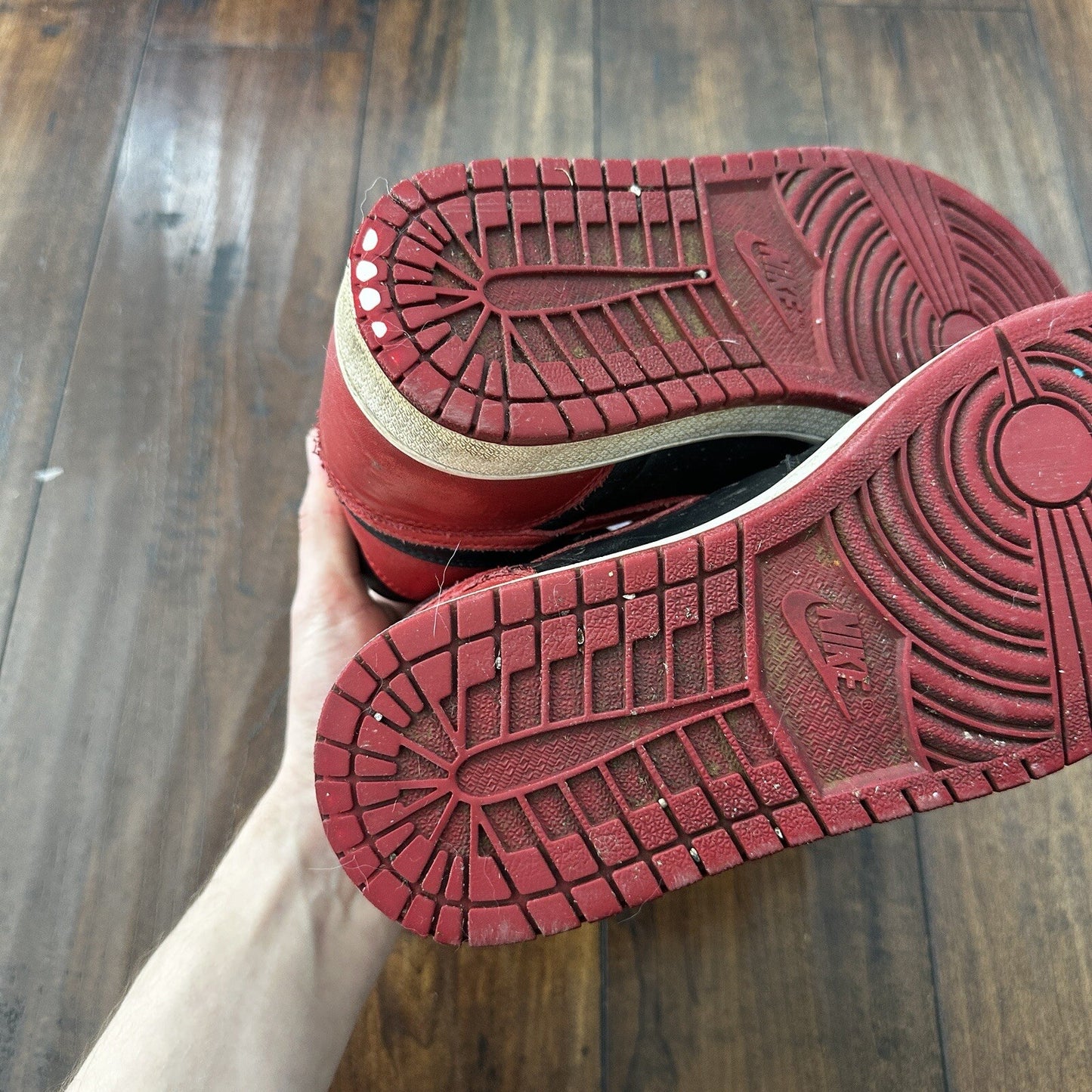 Size 8 - Jordan 1 Retro OG High Banned, Bred 2016 - 555088-001 No Box