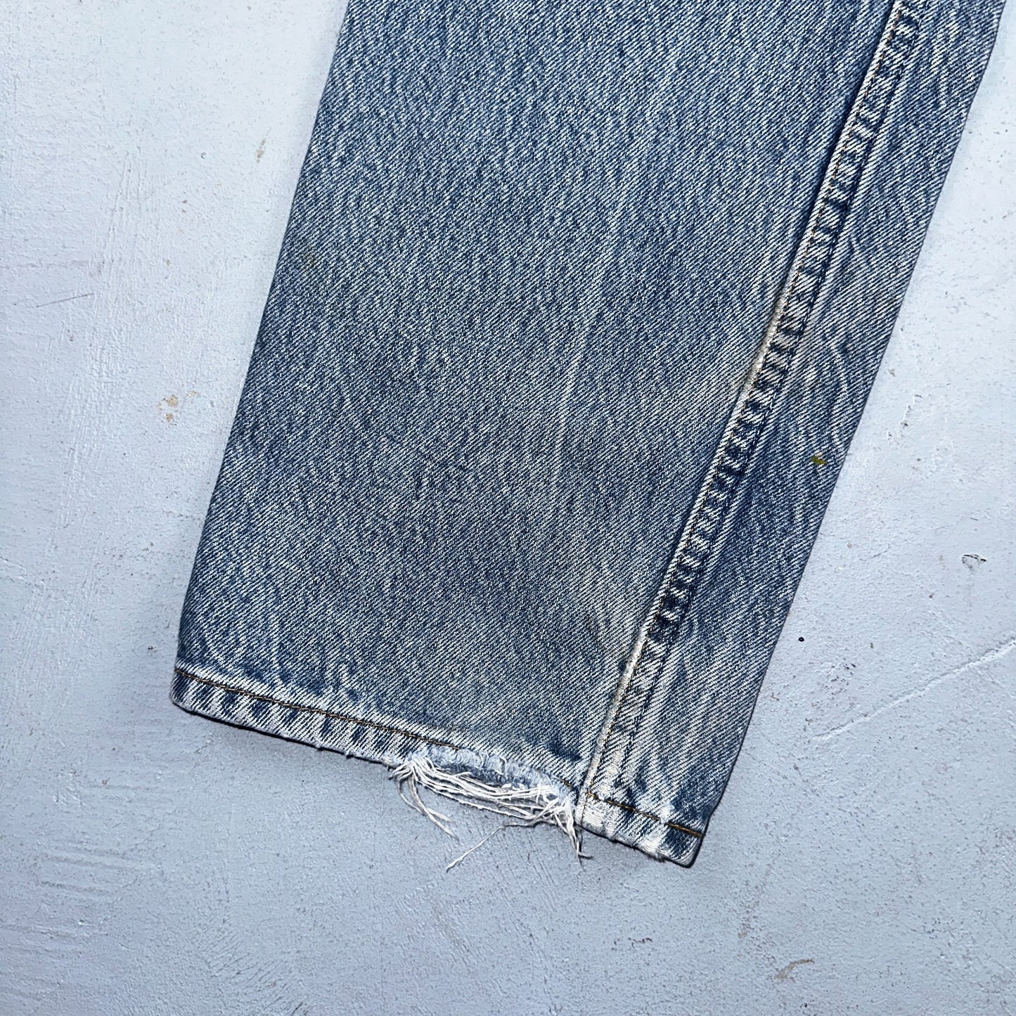 Levis 501 Vintage 90s Mexico Straight Leg Jeans Blue Light Wash 33x36 Act 31x32