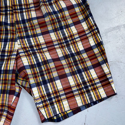 Sears Vintage 70s The Men’s Store Perma-Prest Striped Shorts Plaid Talon Zipper