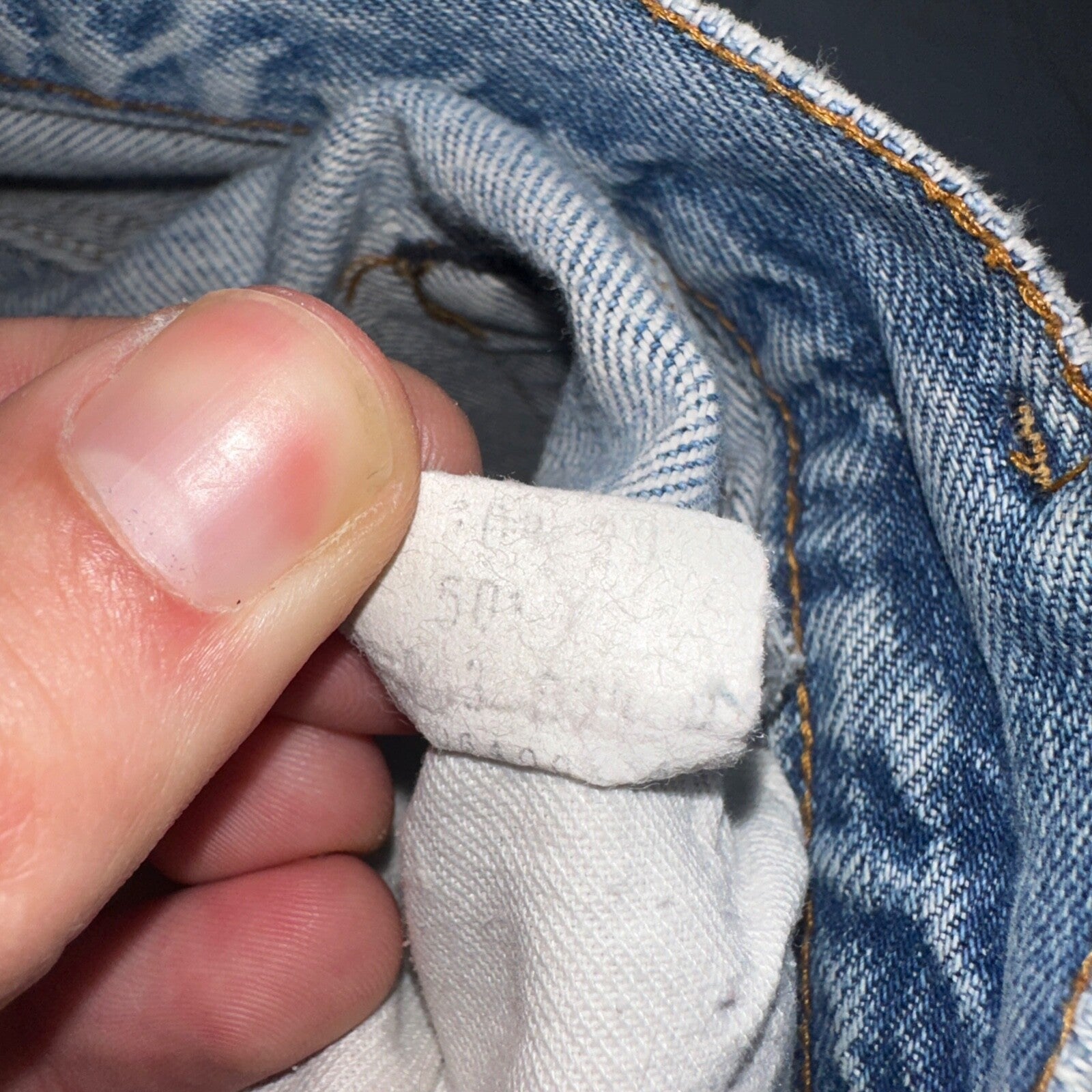 Levis 501 Vintage 80s Redline Selvedge USA XX Jeans Light Wash 1980s Act 29x28