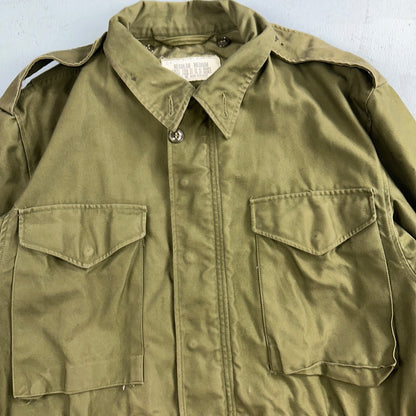 Vintage US Army Military OG 107 M-1951 Field Coat Jacket Mens Size M M65 1957