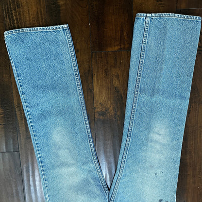 Levis 517 Vintage 80s USA Orange Tab Bootcut Flare Blue Jeans 34x31 Act 32x29