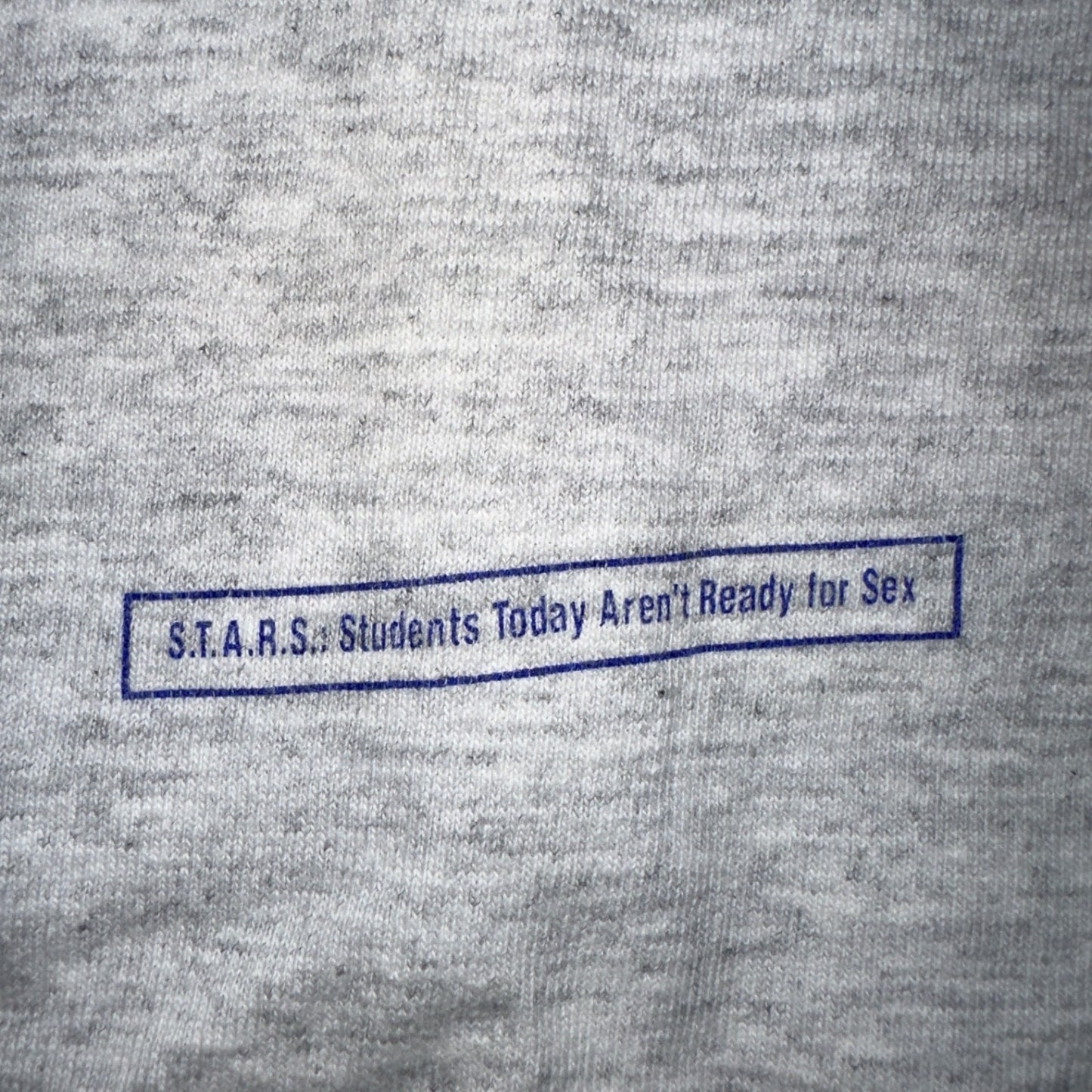 STARS Students Ready For S*x VTG T Shirt DARE Graphic Text Rare Single Stitch