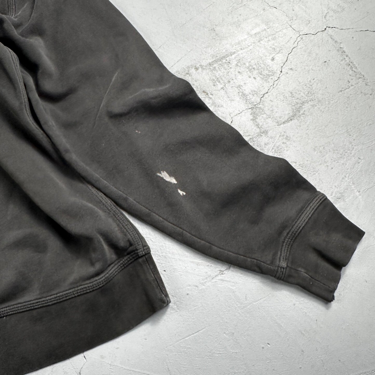 Nike Hoodie Men 2XL Black Swoosh Hooded Pullover Tonal Basic Fleece