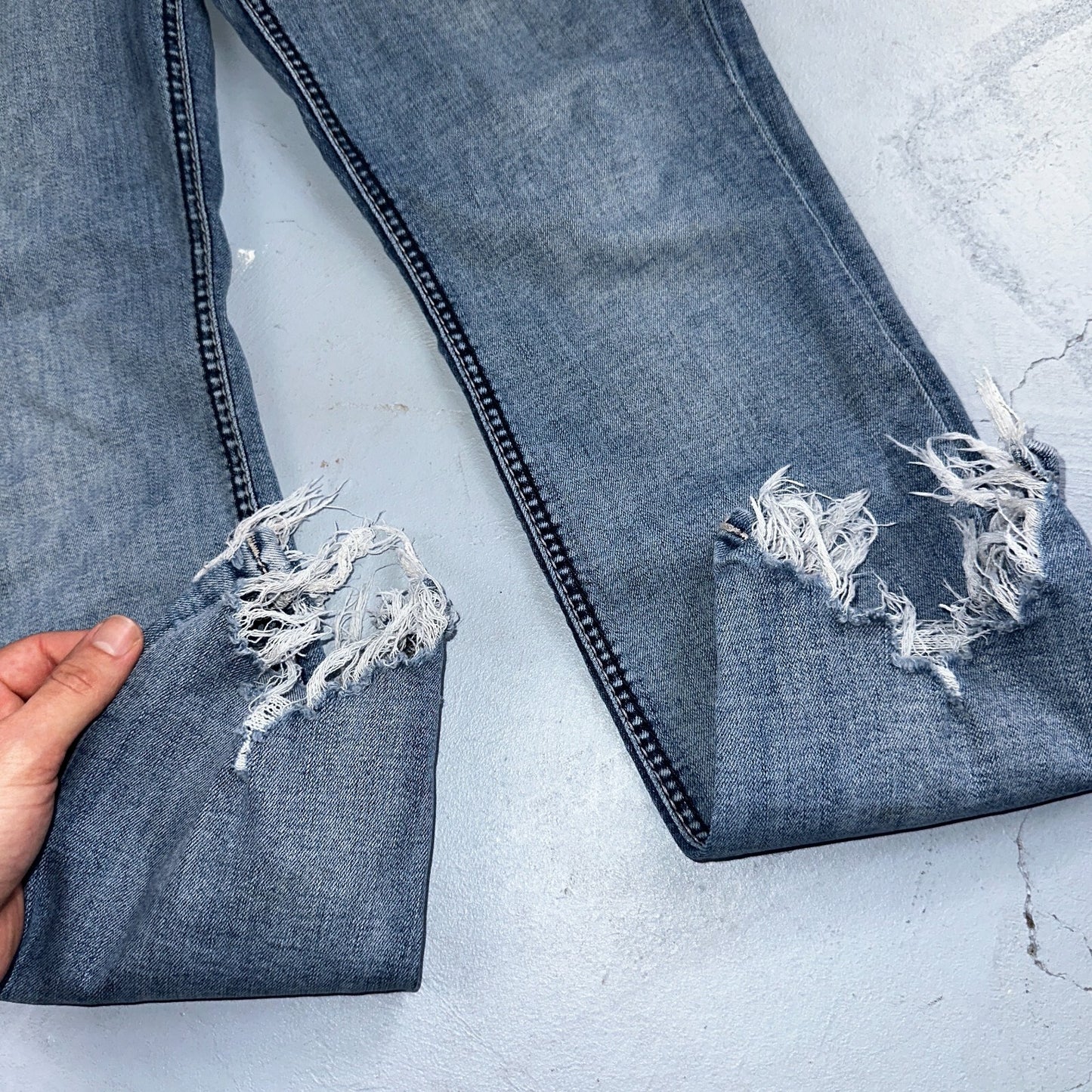 Silver Jeans Women Skinny Mid Rise Light Wash Denim Stretch Suki Pencil 32x29