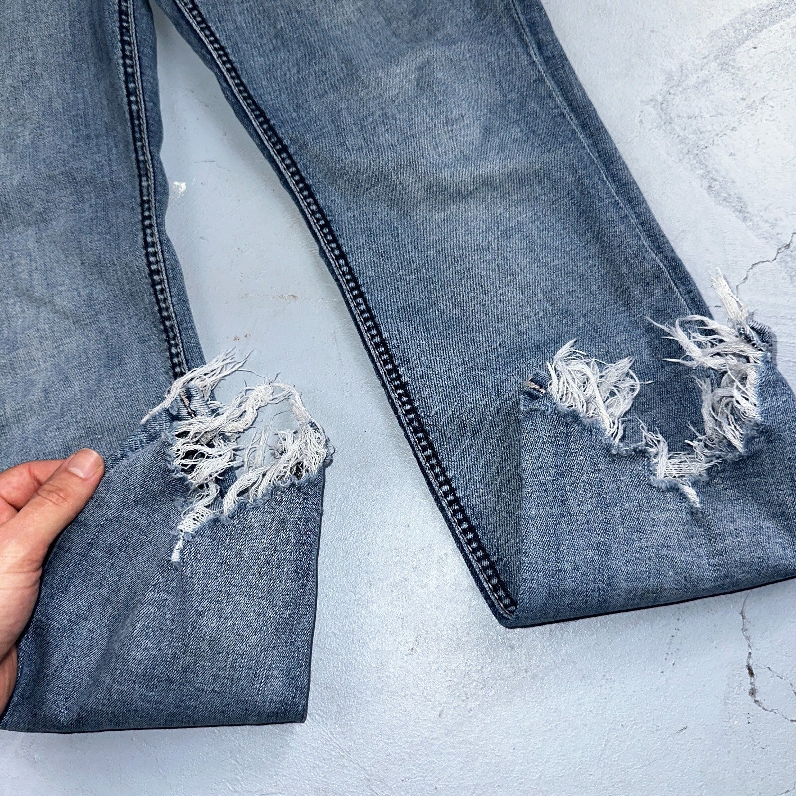 Silver Jeans Women Skinny Mid Rise Light Wash Denim Stretch Suki Pencil 32x29