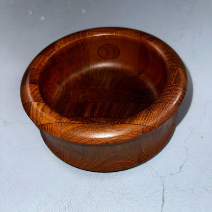 Digsmed Beautiful MCM Design Denmark Teak Wood Bowl Uniform Grain