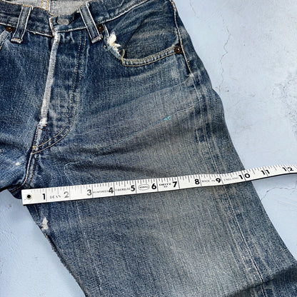 Levis 501 Big E Vintage 60s Redline Selvedge USA XX 1960s Jeans 66 Act 26x25