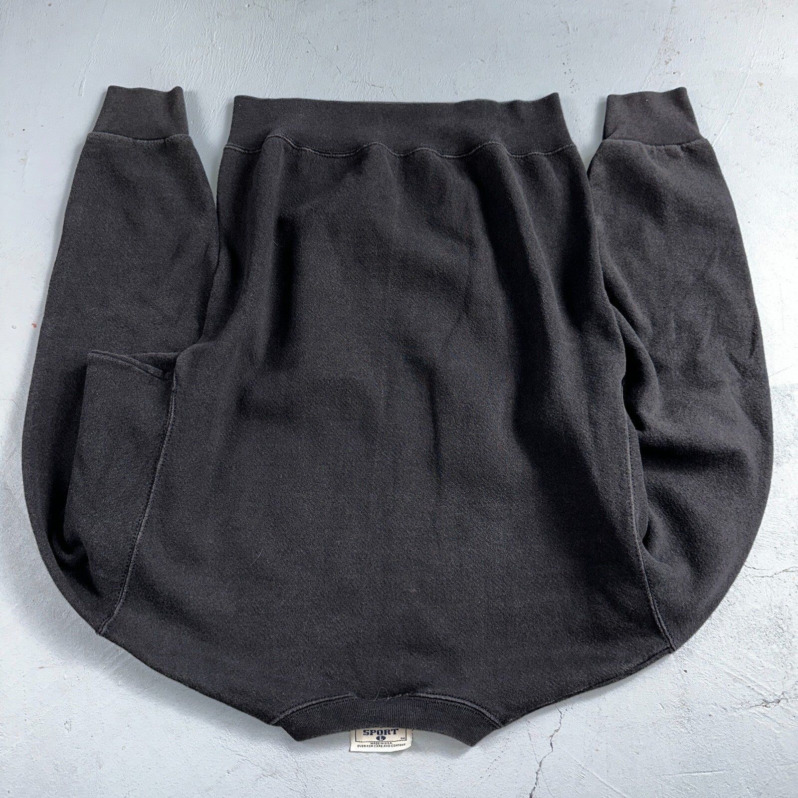 Vintage 90s Detroit Red Wings Lee Sport Sweatshirt USA Made NHL Mens L Black