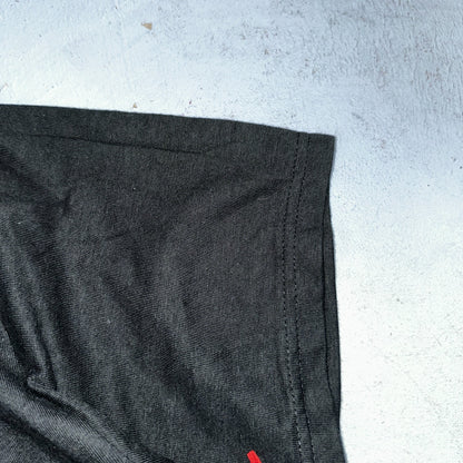 Grateful Dead Y2K Air Skull Roses KLCC Music Vintage T Shirt Rare Black Band