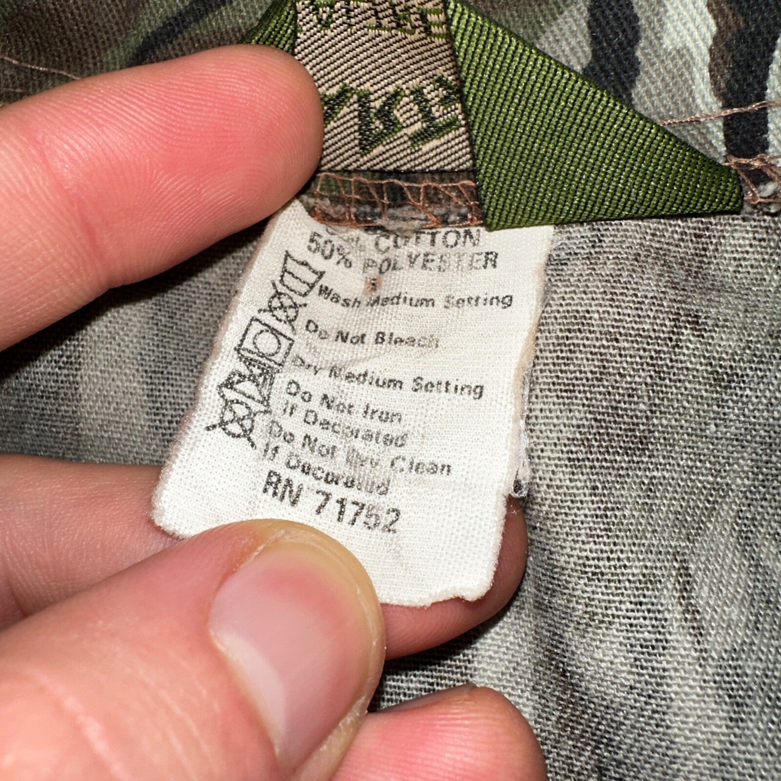 Spartan Realtree 80s Vintage Camo Shirt Mens XL Camouflage Hunting USA Made