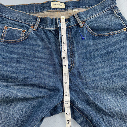 Taylor Stitch The Slim Jean Selvedge Red Line Blue Denim Mens 33 Cotton 33x33