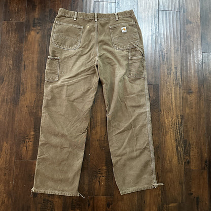 Carhartt Cat 2 FR Flame Resistant Mens 40x34 Utility Work Pants Jeans 38x31 Vtg