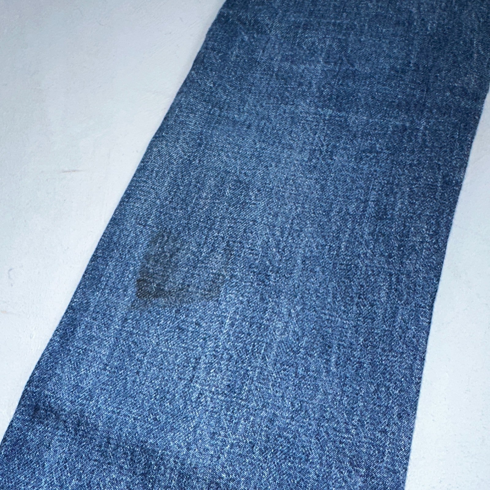 Naked & Famous Jeans Mens 30x36 Blue Dirty Fade Selvedge Denim Skinny Guy