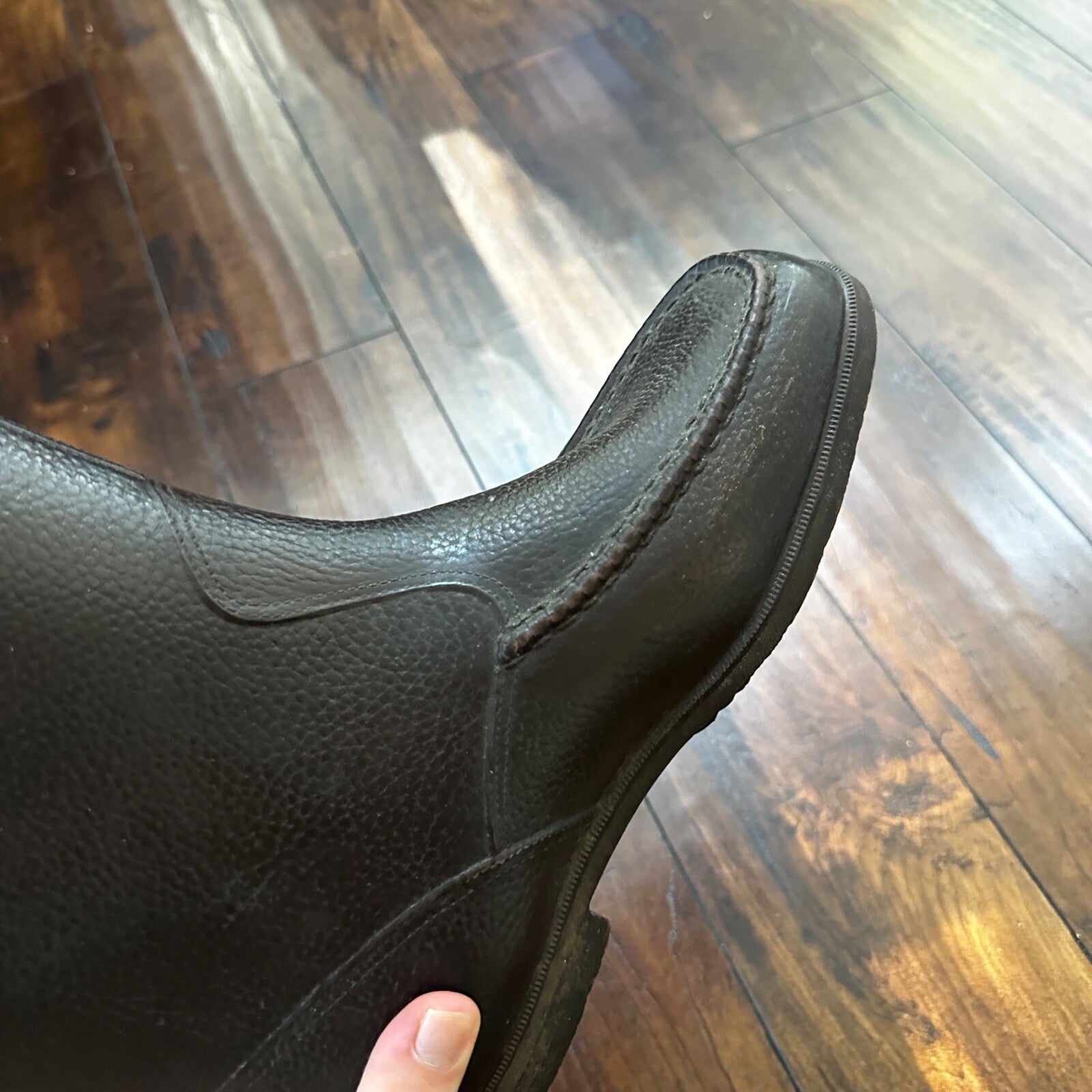 VTG Work Boots Men's 8 Brown Leather Waterproof Insulated USA Made Warm 80s