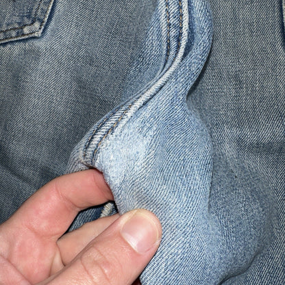 Levis 501 VTG 70s SS Redline Selvedge Jeans XX Med Wash Thrashed Act 35x26