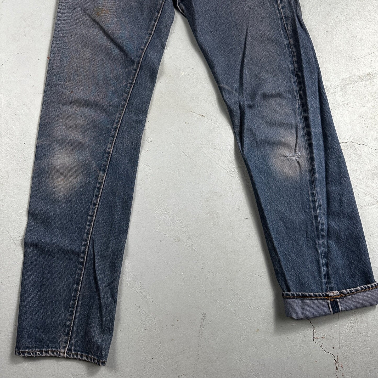 Levis 501 Vintage 80s Redline Selvedge USA XX Jeans Dyed Wash 28x36 Act 26x31