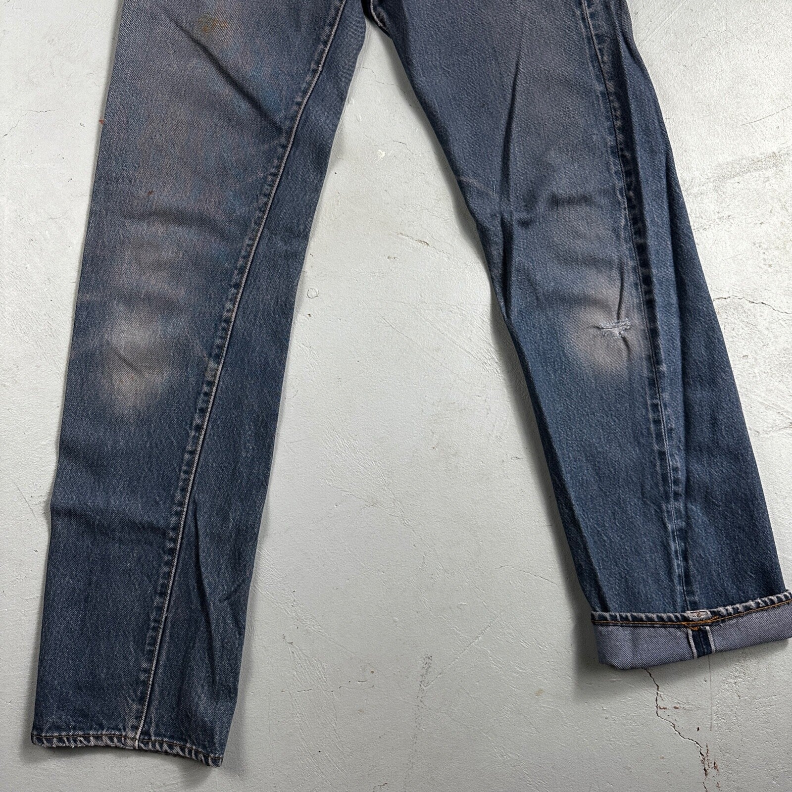 Levis 501 Vintage 80s Redline Selvedge USA XX Jeans Dyed Wash 28x36 Act 26x31