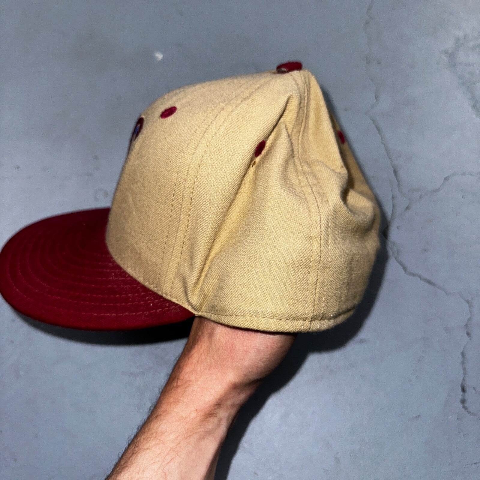 Vintage San Bernadino Stampeders Cap Hat Size 7 Wool New Era 5950 MILB