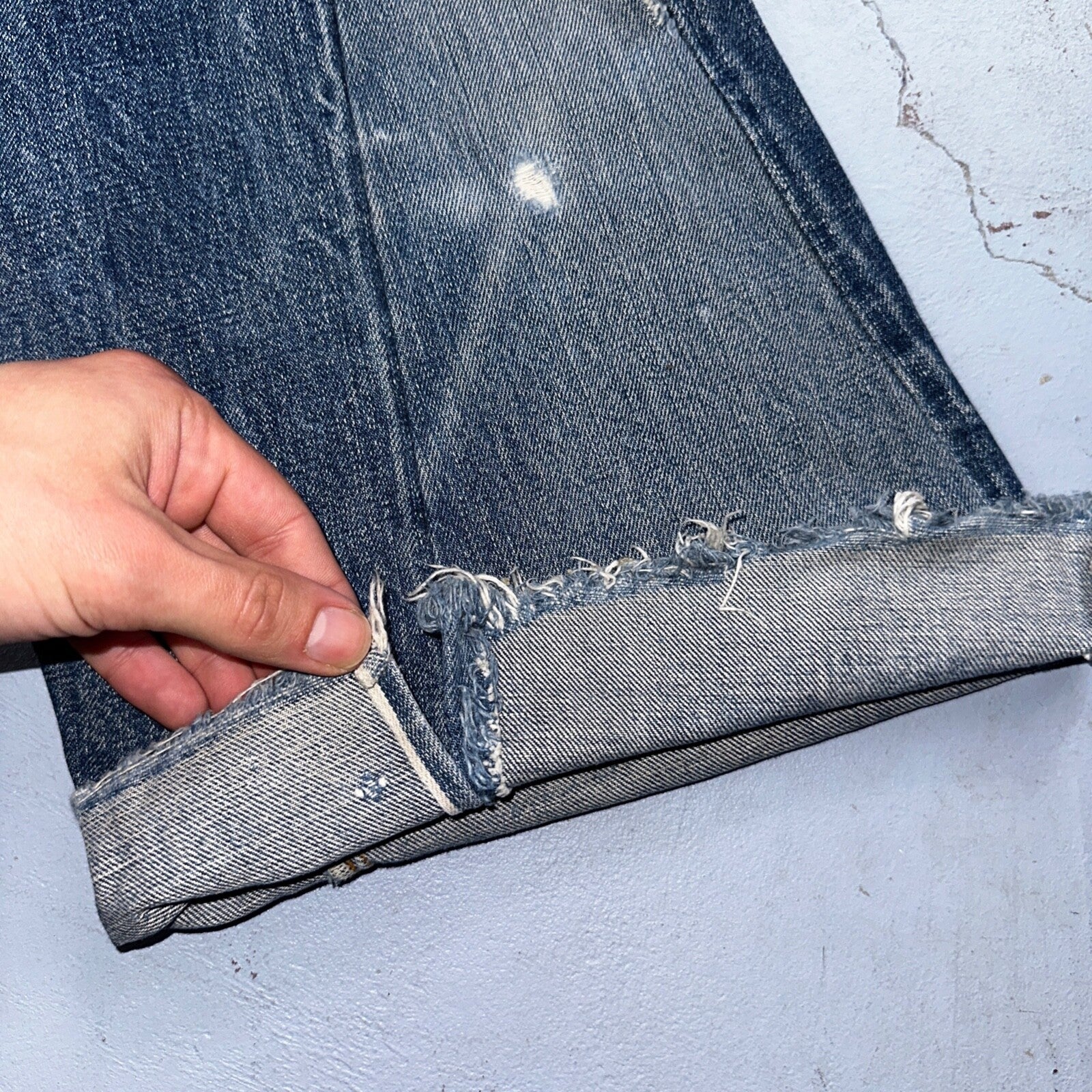 Levis 501 Big E Vintage 60s Redline Selvedge USA XX Boot Cut 517 Jeans Act 27x32