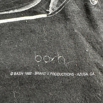 Hanes 90s Hot Rod VTG T Shirt Cars Graphic Tee Single Stitch Black Cool 1992 XL