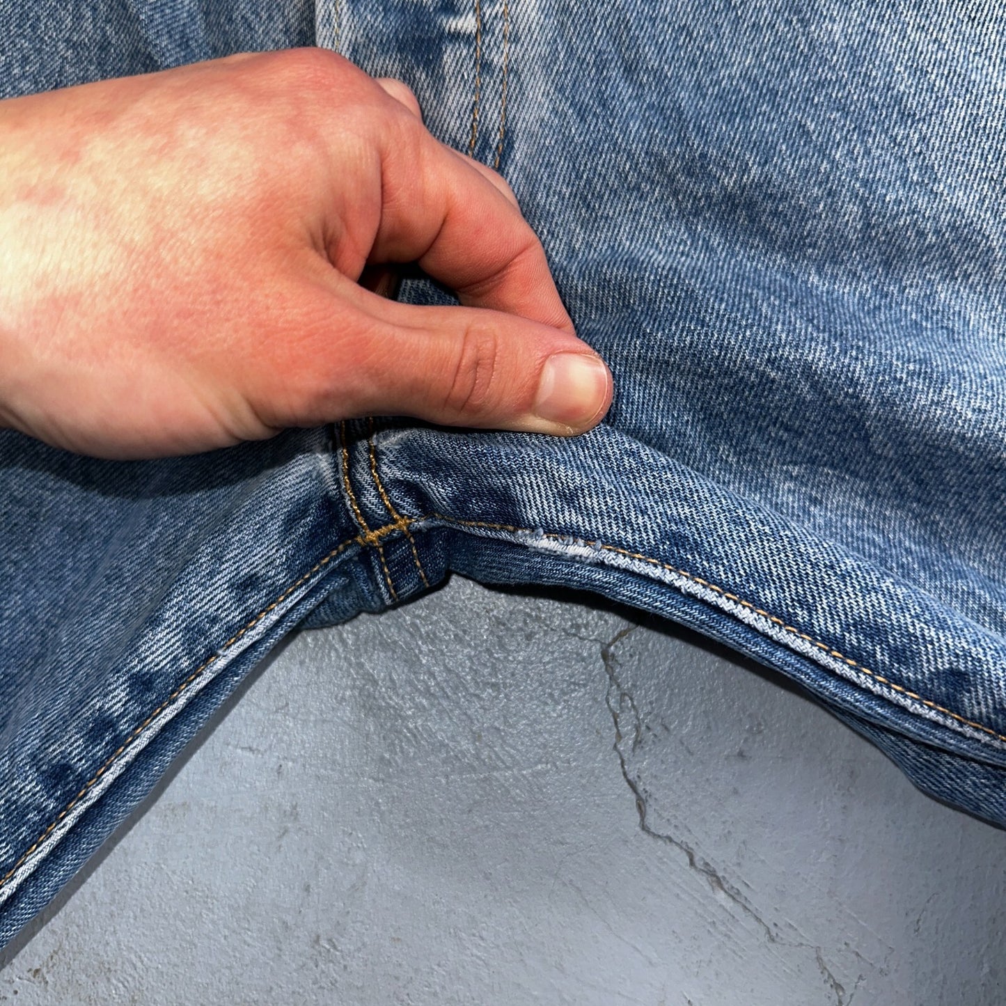 Levis 501 Y2K XX Straight Leg Jeans Blue VTG Med Wash 36x30 Act 35x28