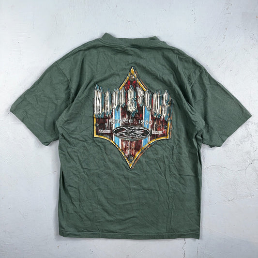 Maui & Sons Shark 90s VTG T Shirt Gameshark Ocean Hawaii USA Single Stitch