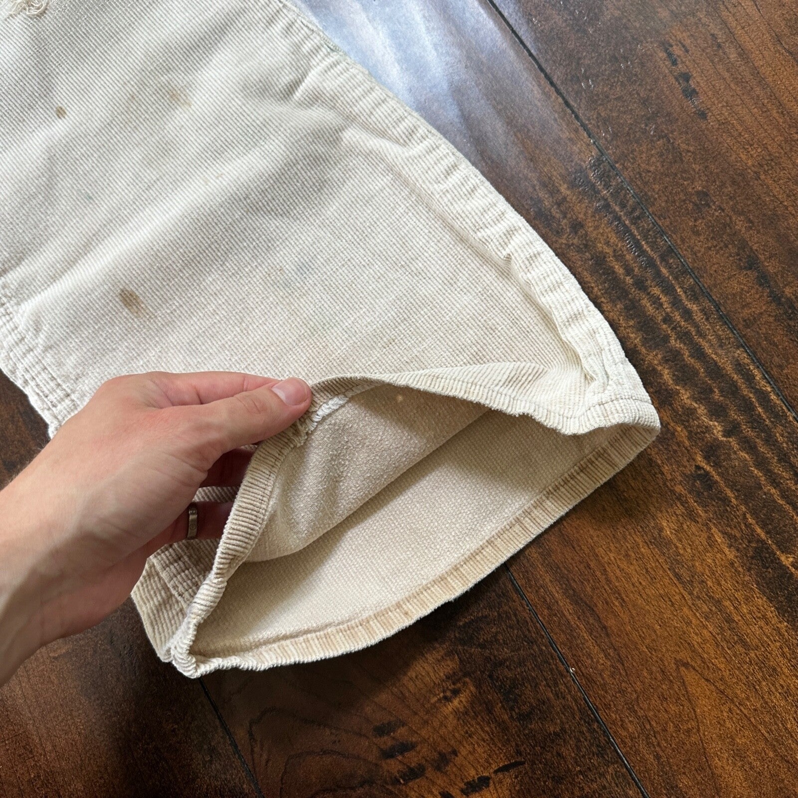 Levis 684 VTG Corduroy Pants Bell Bottom USA 30x27 Boot Cut 1970s 70s Beige