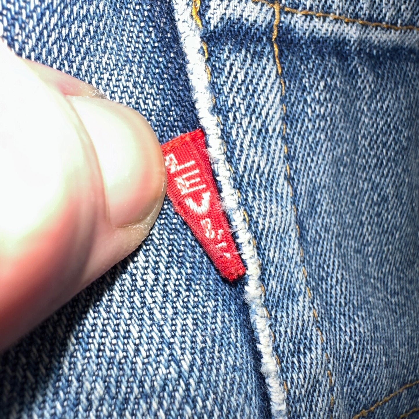 Levis 501 Big E Vintage 60s Redline Selvedge USA XX 1960s Jeans Skinny Act 26x23