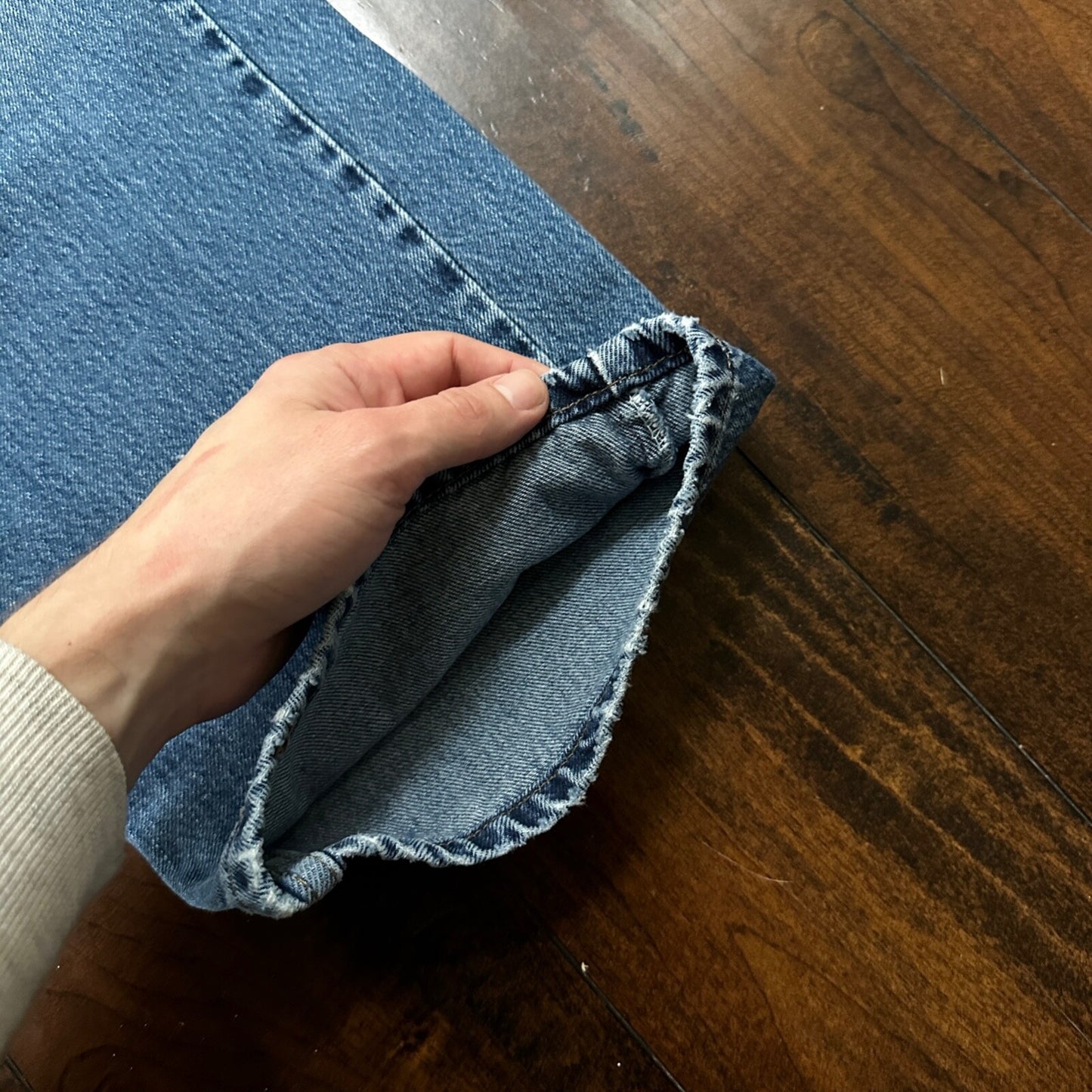 Levis 505 Vintage 90s Straight Leg XX USA Jeans 40x30 Med Wash Act 36x29