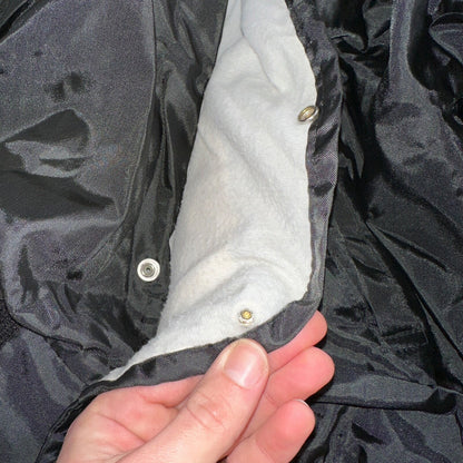 Vintage Pittsburgh Pirates Starter Satin Jacket Nylon 80s Black Chainstitch Duke