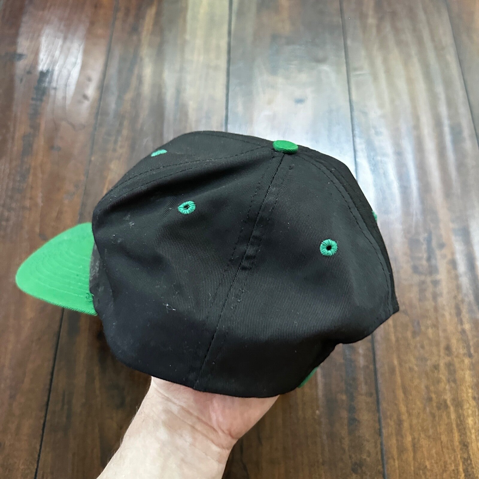 Boston Celtics VTG Hat Cap Snapback NBA Competitor Green Black Basic Team