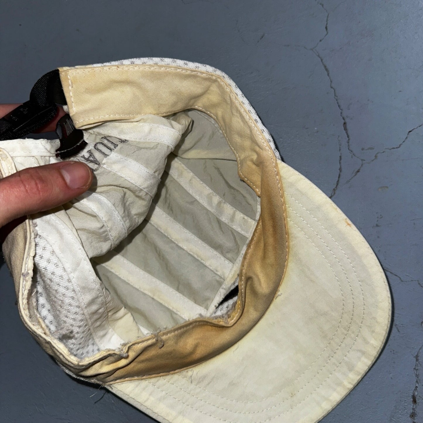 Nike Vintage Hat Cap Strap Back Swoosh Mesh Panel Tailwind Mens 90s Air Max