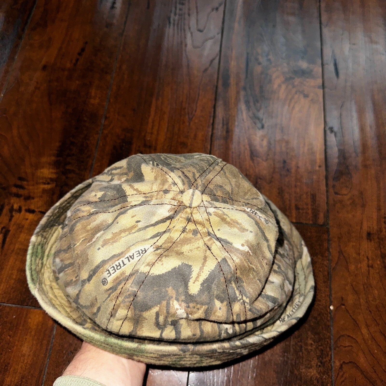 Real Tree Hunting 70s Fisherman Vintage Hat Bucket POST WWII Goretex USMC Camo