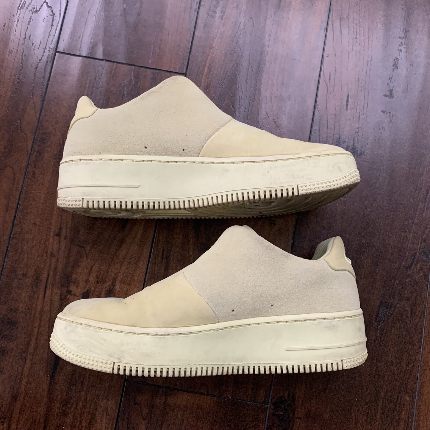 Nike Womens Air Force 1 Sage Xx Sneakers Shoes Yellow A01215-300 Low Top 9W