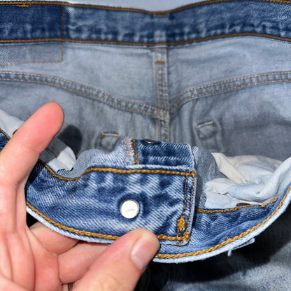 Levis 501 Vintage 90s XX Straight Leg Mexico Jeans 34x36 Light Wash Act 31x33