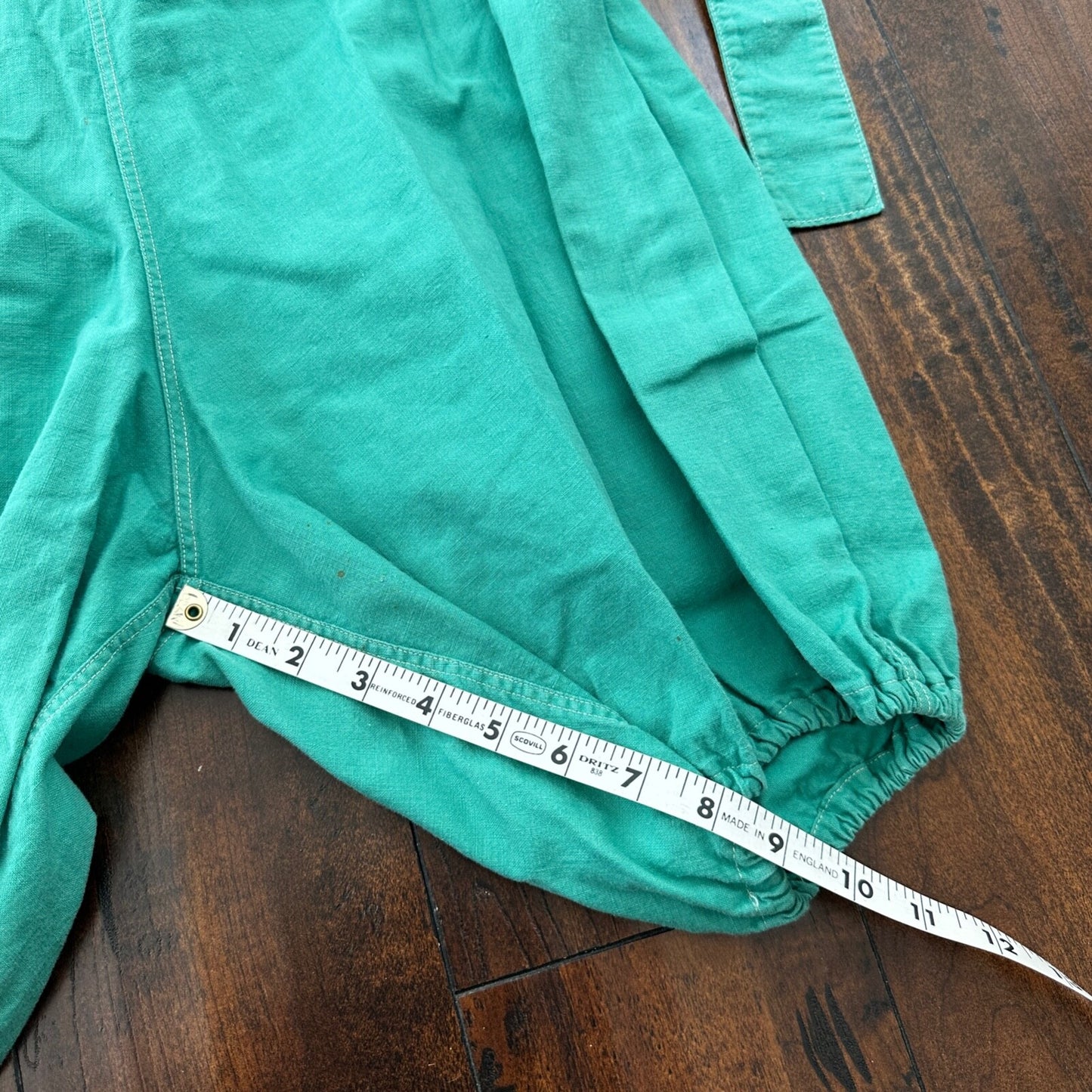 Vintage USA Rockabilly Womens Dress Skirt 60s 70s Green Cute Summer