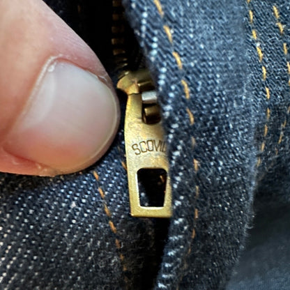 VTG Sears Put On 70s Pants 501 Bell Bottom Flare Rockabilly Cowboy 26x30 BLACK