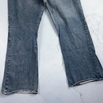 Levis 646 Vintage 70s USA Orange Tab Bootcut Flare Blue Bell Bottom Jeans 40x30