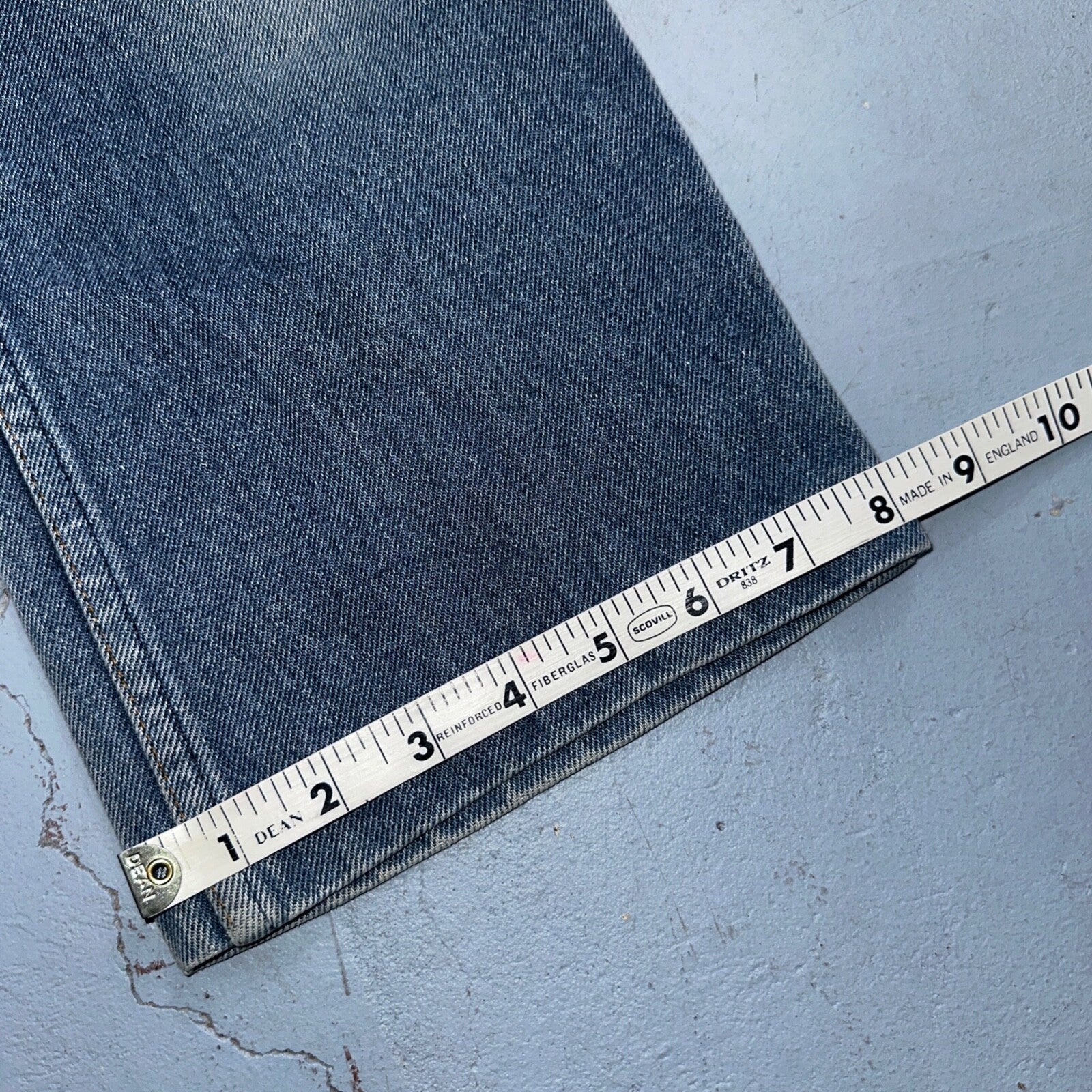 Levis 716 Vintage 80s USA Orange Tab Bootcut Flare Blue Bell Bottom Jeans 29x27