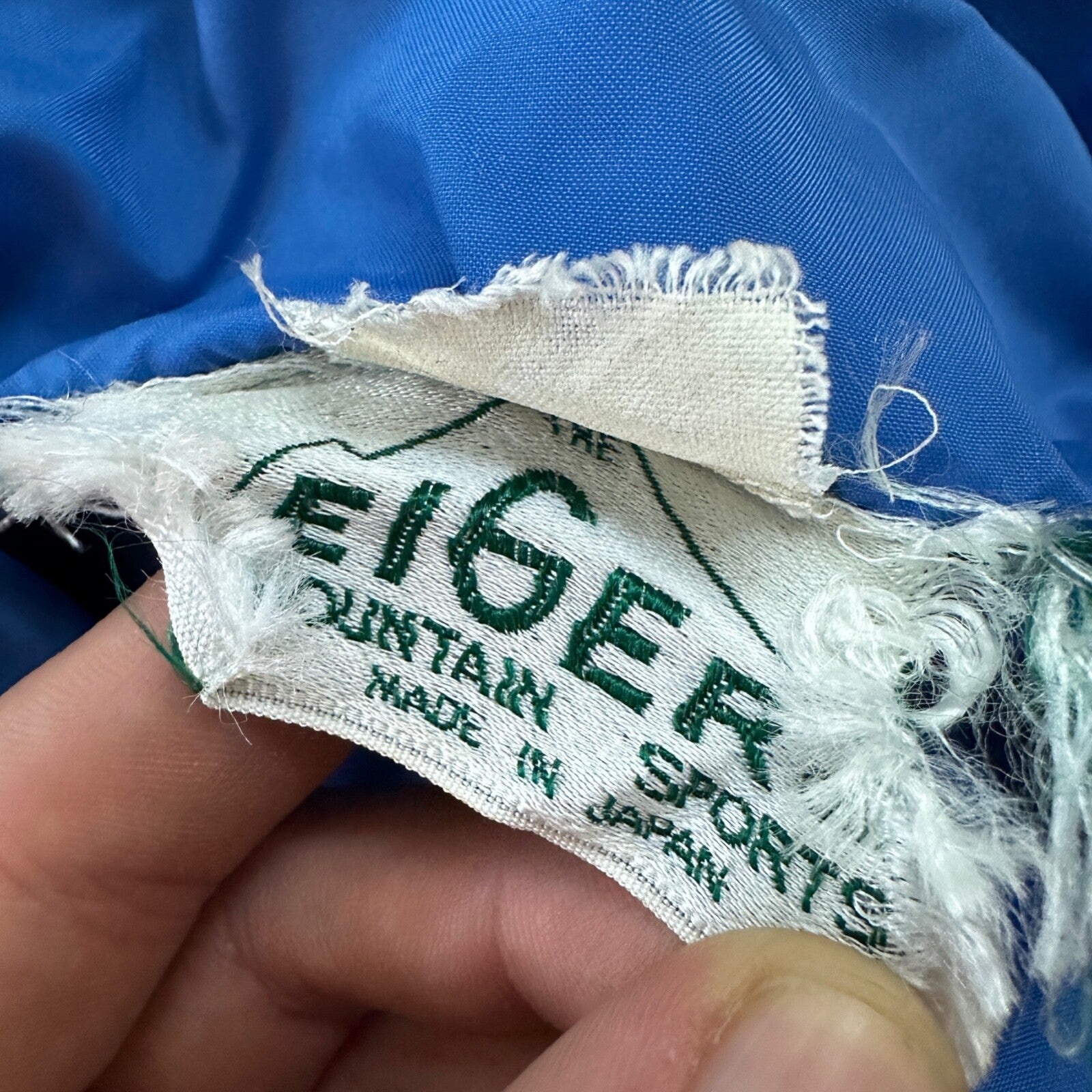EIGER EXTREME WINDSTOPPER JACKET PARKA XL NYLON BLUE 80s 70s Mountain Japan