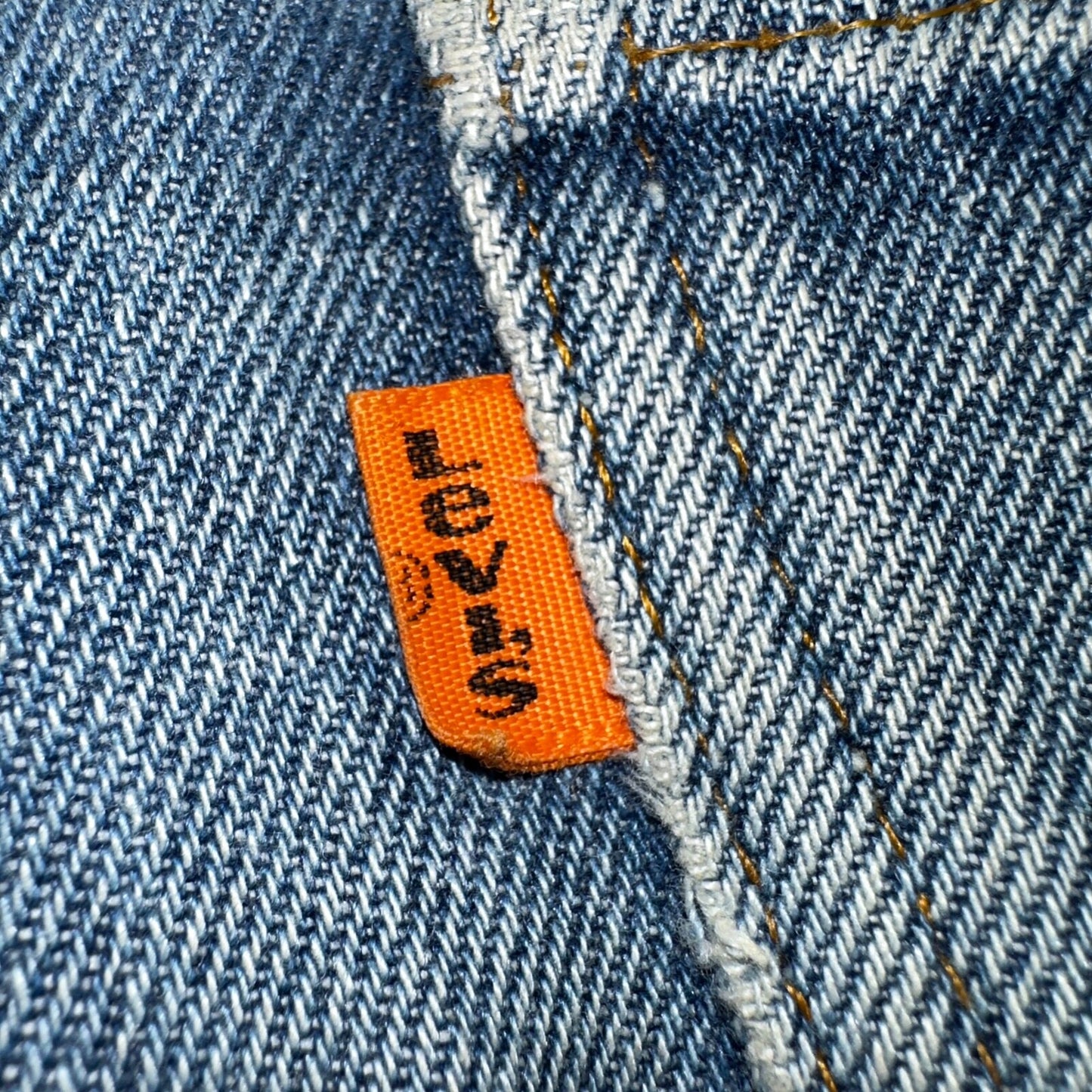 Levis 716 Vintage 80s USA Orange Tab Bootcut Flare Blue Bell Bottom Jeans 29x27