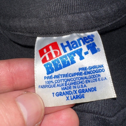 Hanes 90s Hot Rod VTG T Shirt Cars Graphic Tee Single Stitch Black Cool 1992 XL