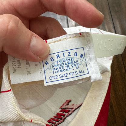 Zenith Very Rare Pinstripe VTG Hat Cap Snapback Advertising Radio Horizon 70s