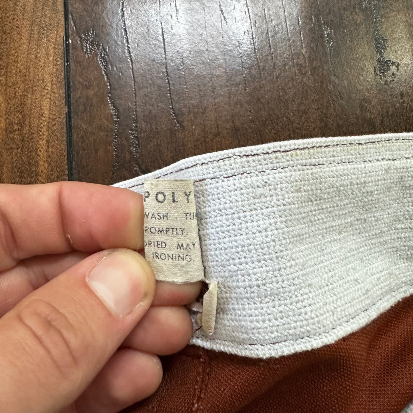 VTG USA Breeks Orange Equestrian Horse Riding Britches Breeches 25x24 1980s