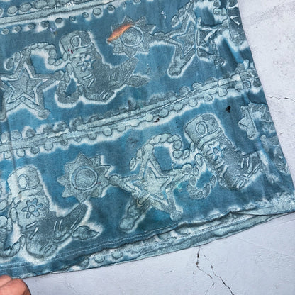 Tultex Tie Dye VTG T Shirt Medium Punk Rock Grunge Thrashed Paint Stained