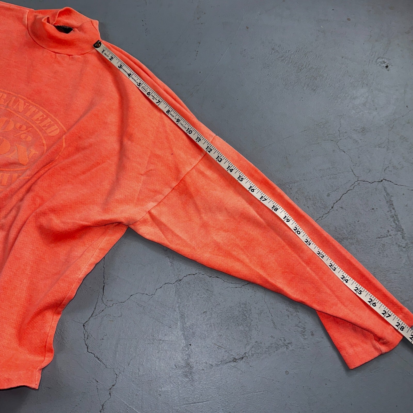 Neon Guaranteed Pre Wash Pink VTG T Shirt Hawaii Travel Forecast Sweatshirt